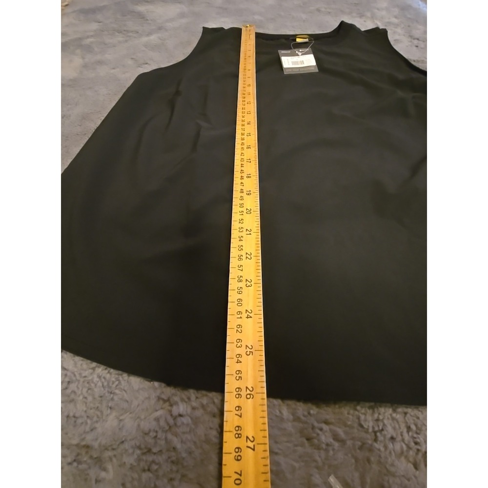 Eddie Bauer Women's XL Departure Lite Rib Tri Tank Top NWT Black Travel Shirt - Picture 4 of 14